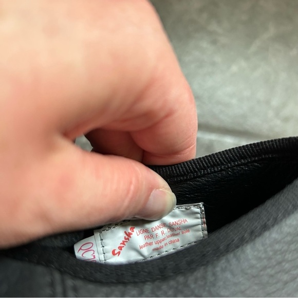 Sansha Black Tap Dance Shoes Size 11 Womens 10 Mens 7.5 EU 41 - Picture 6 of 11